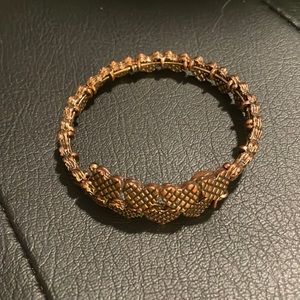 Alex and ani heart bronze wrap bracelet